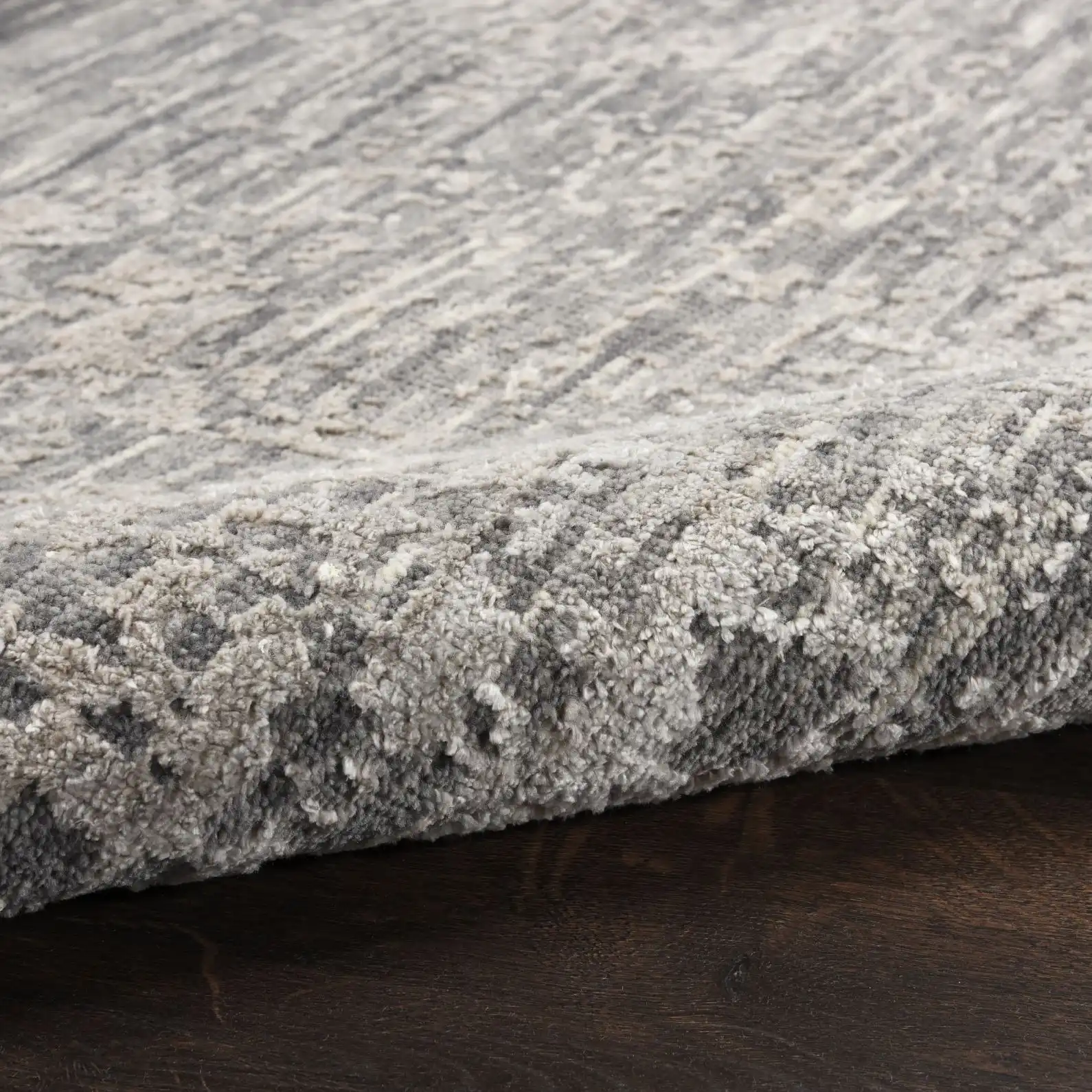 Luna LUN01 Grey Silver Rug - Image 3