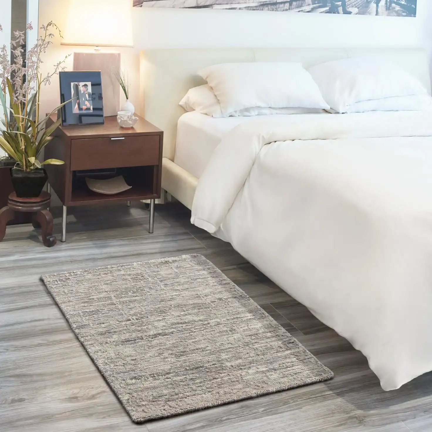 Luna LUN01 Grey Silver Rug - Image 5