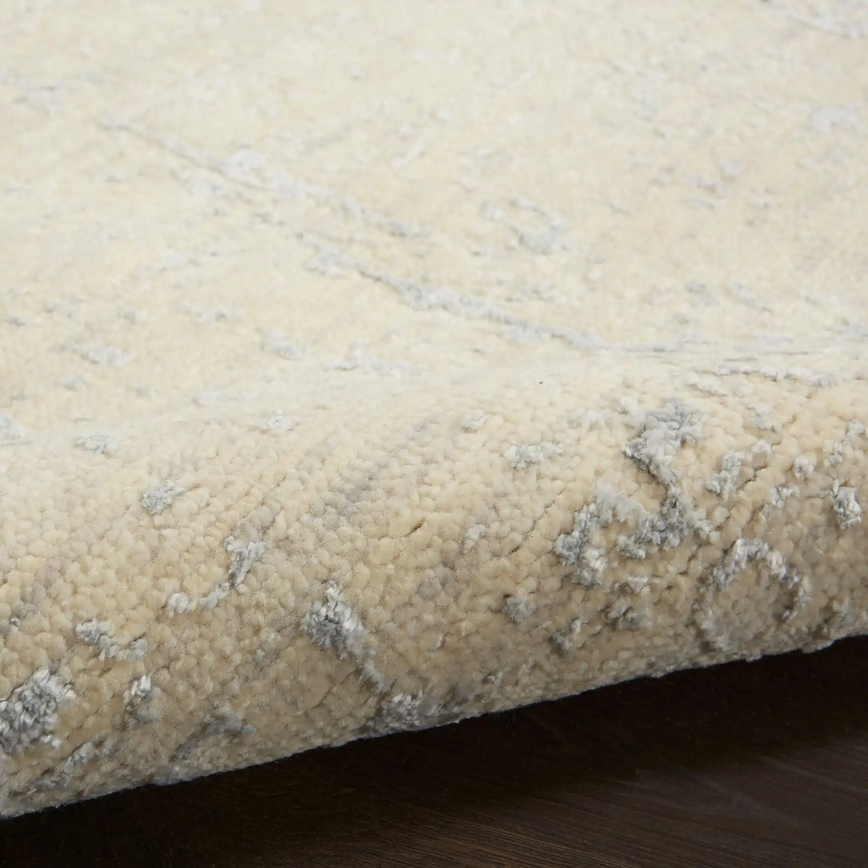 Luna LUN01 Ivory Silver Blue Rug - Image 4