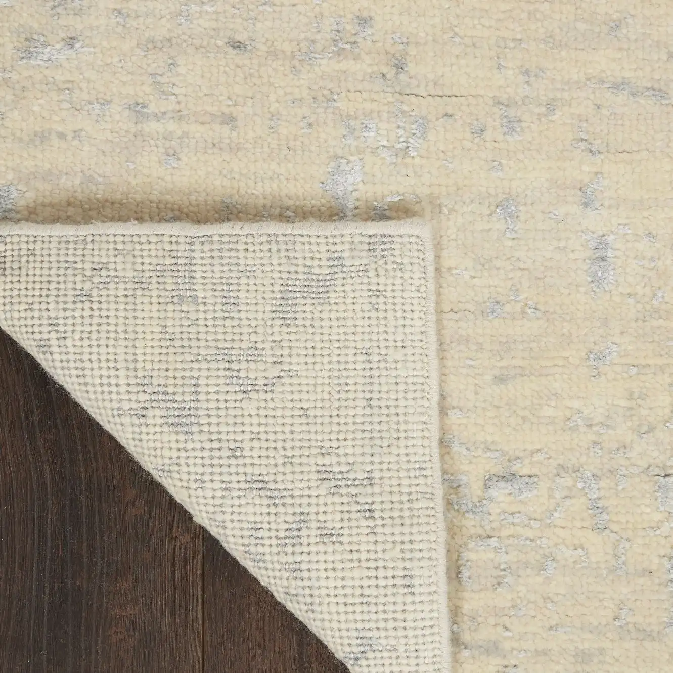 Luna LUN01 Ivory Silver Blue Rug - Image 5