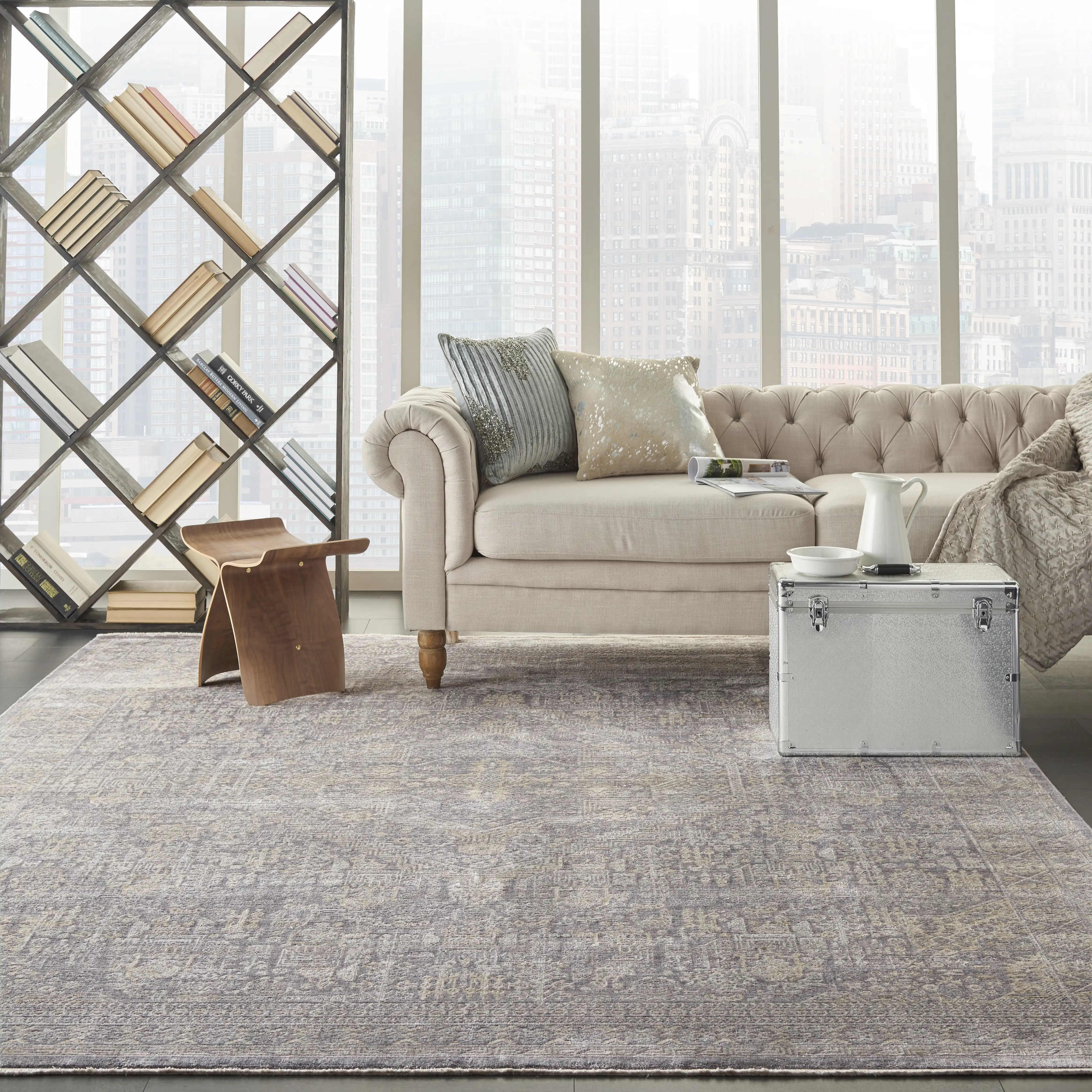 Lustrous Weave LUW02 GYBGE Rug