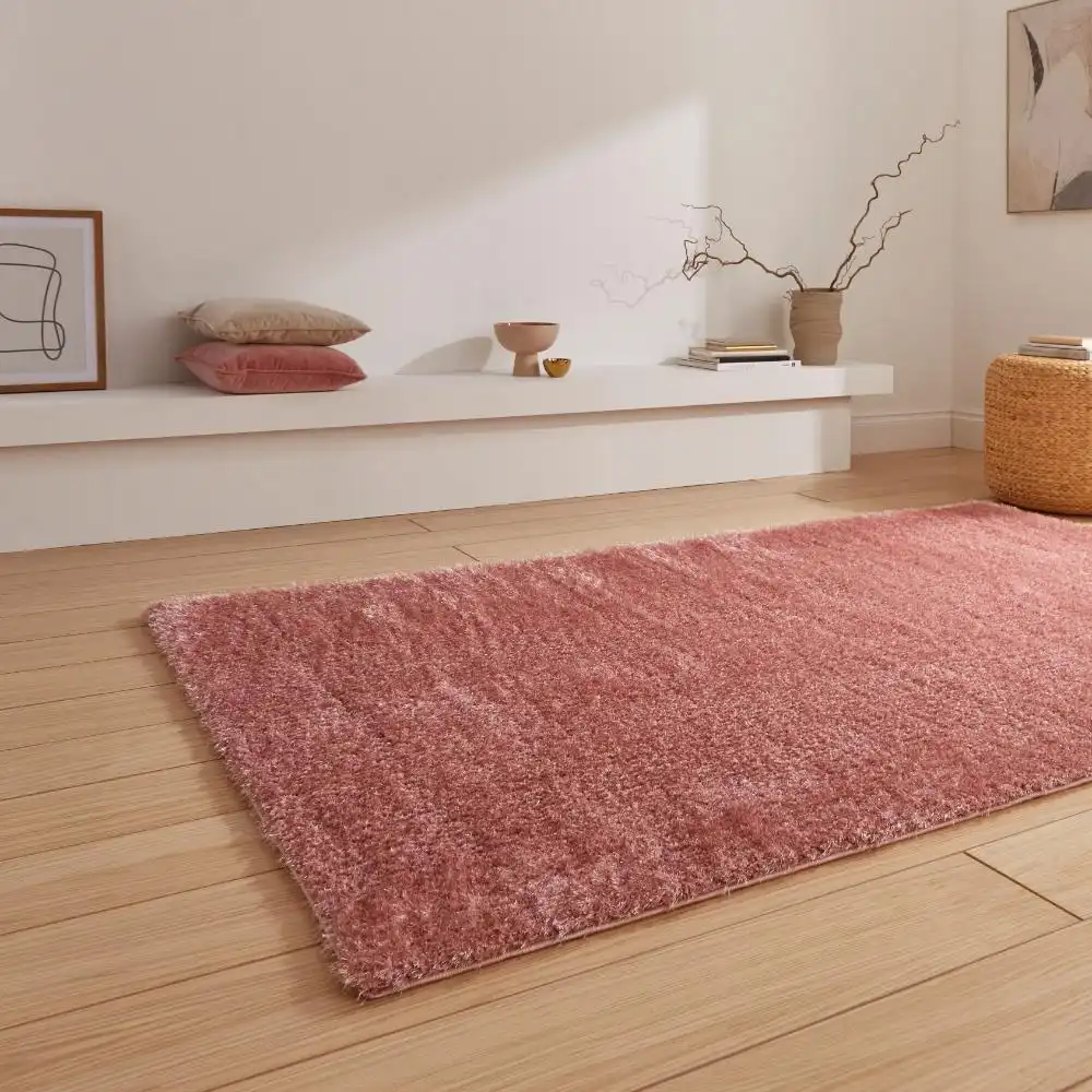 Lux Shaggy Blush Rug - Image 2