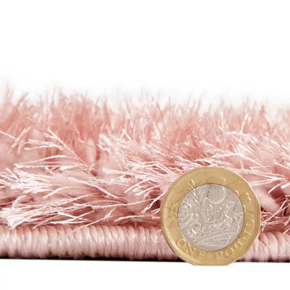 Lux Shaggy Blush Rug - Image 8