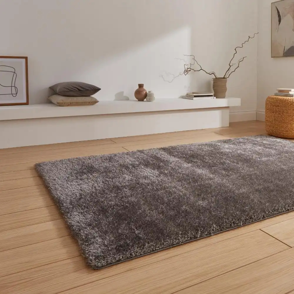 Lux Shaggy Charcoal Rug - Image 2