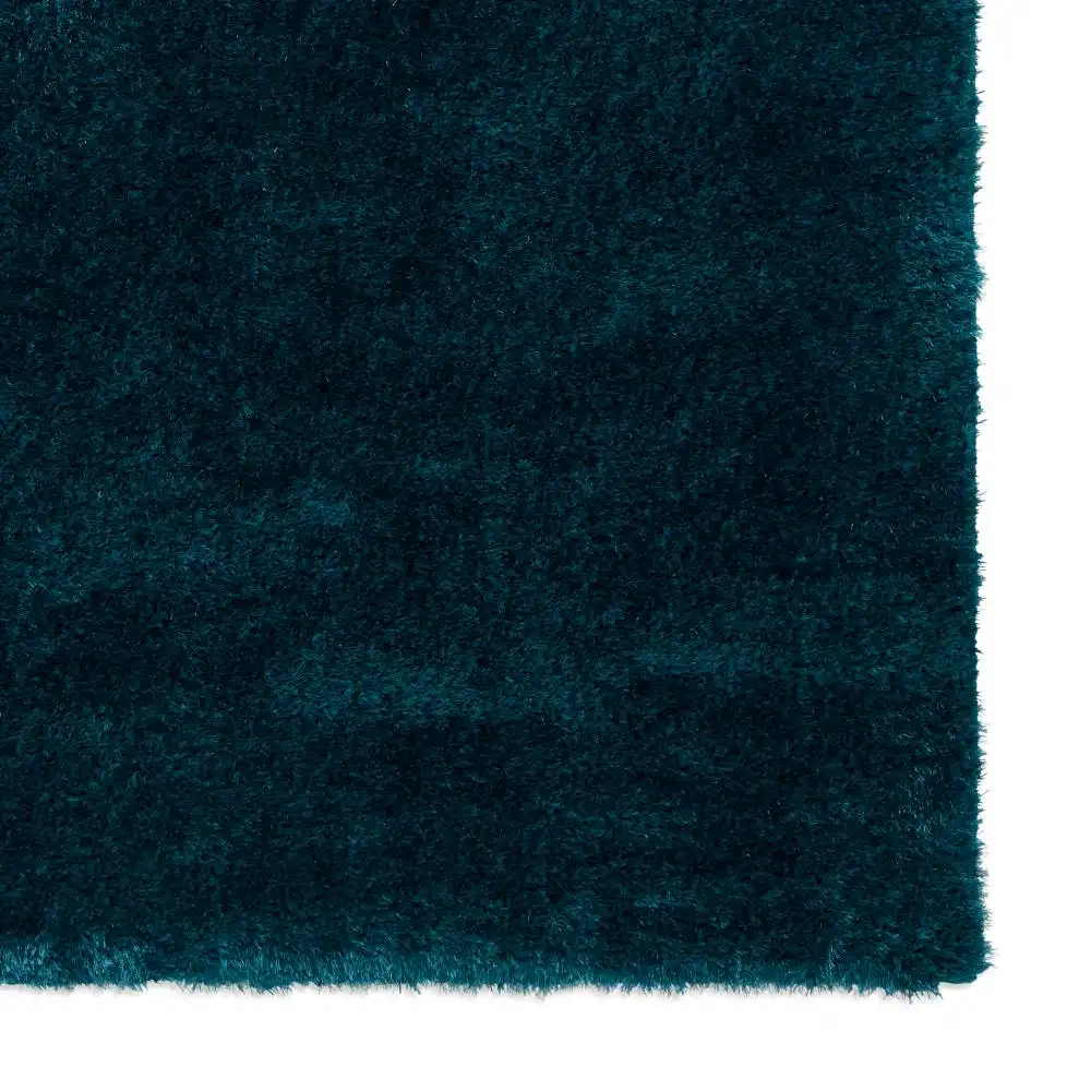 Lux Shaggy Dark Green Rug - Image 5