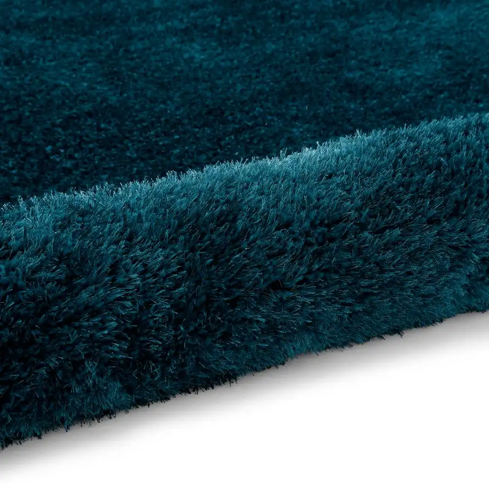 Lux Shaggy Dark Green Rug - Image 9