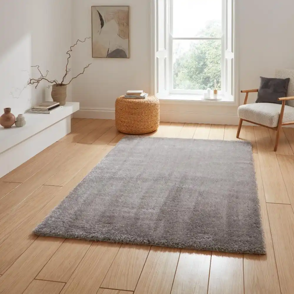 Lux Shaggy Silver Rug