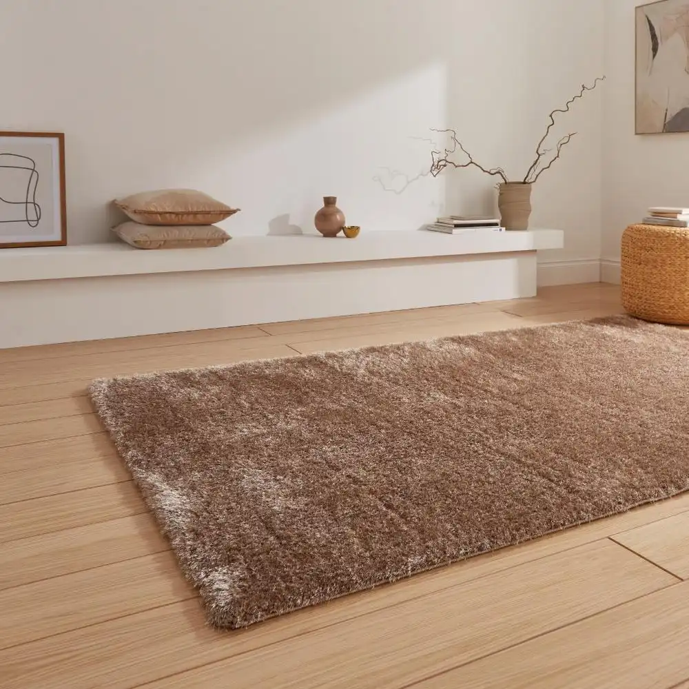 Lux Shaggy Walnut Rug - Image 2