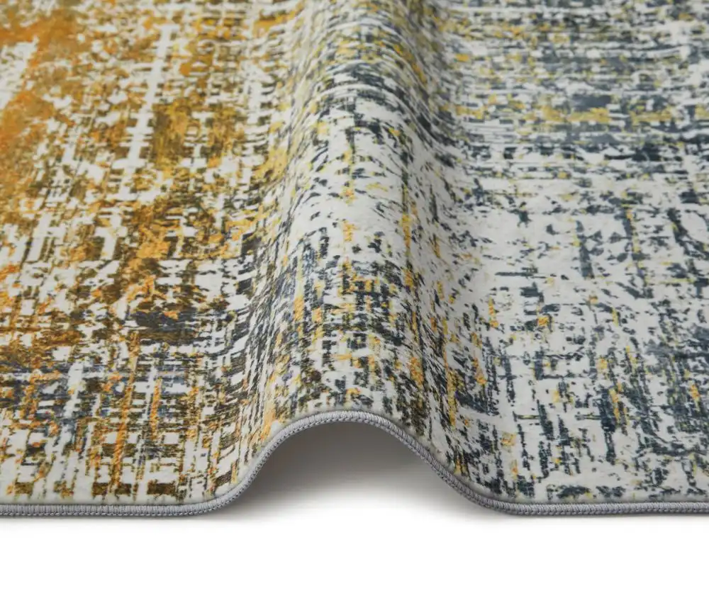Lux Washable LUX06 Blue Copper Rug - Image 3