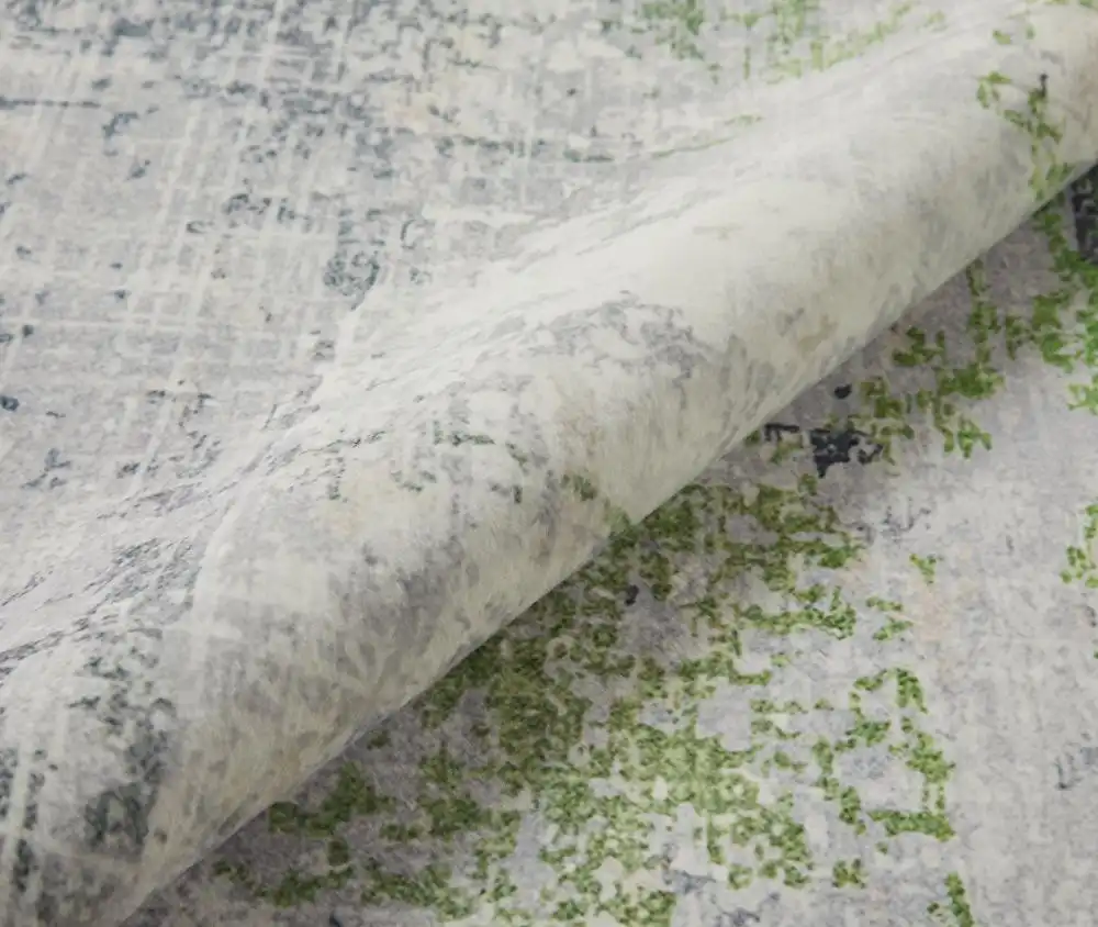 Lux Washable LUX08 Ivory Green Rug - Image 2