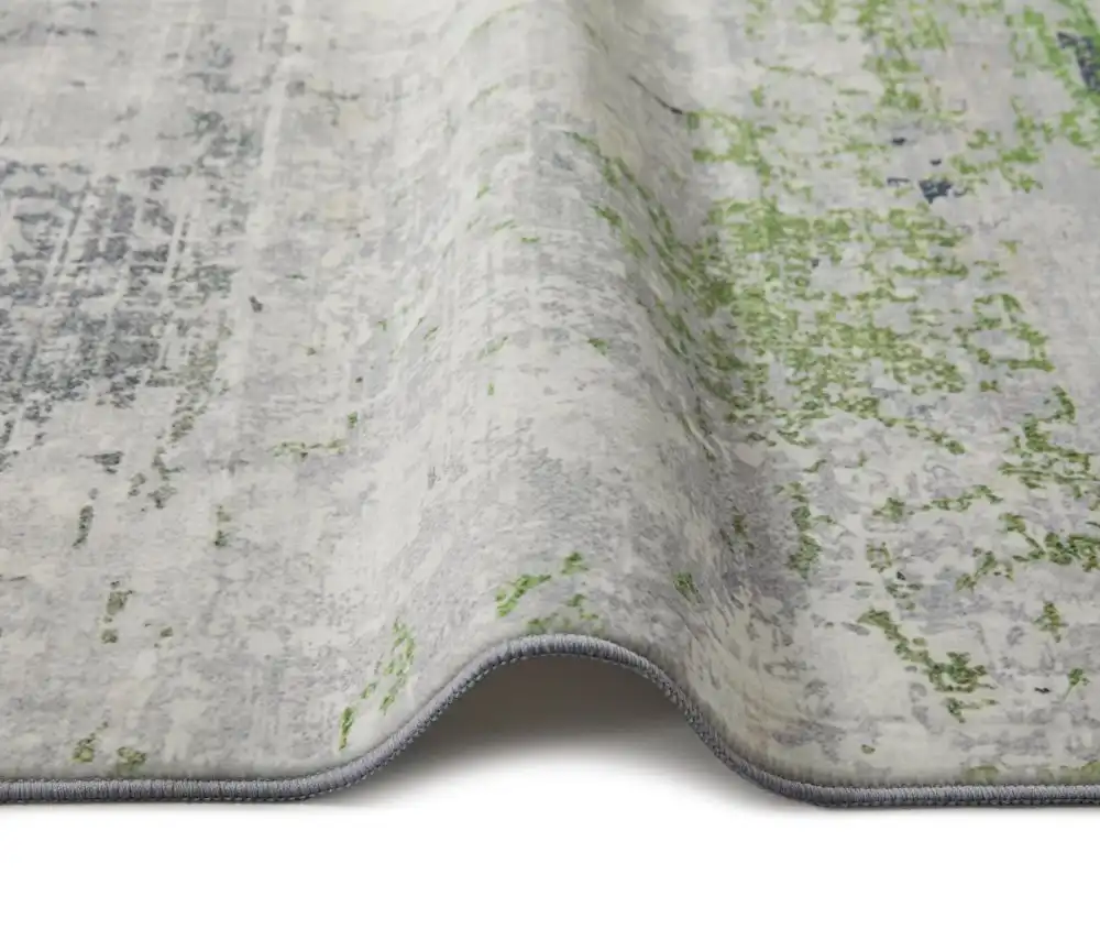 Lux Washable LUX08 Ivory Green Rug - Image 3