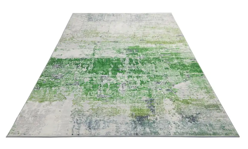 Lux Washable LUX08 Ivory Green Rug - Image 4