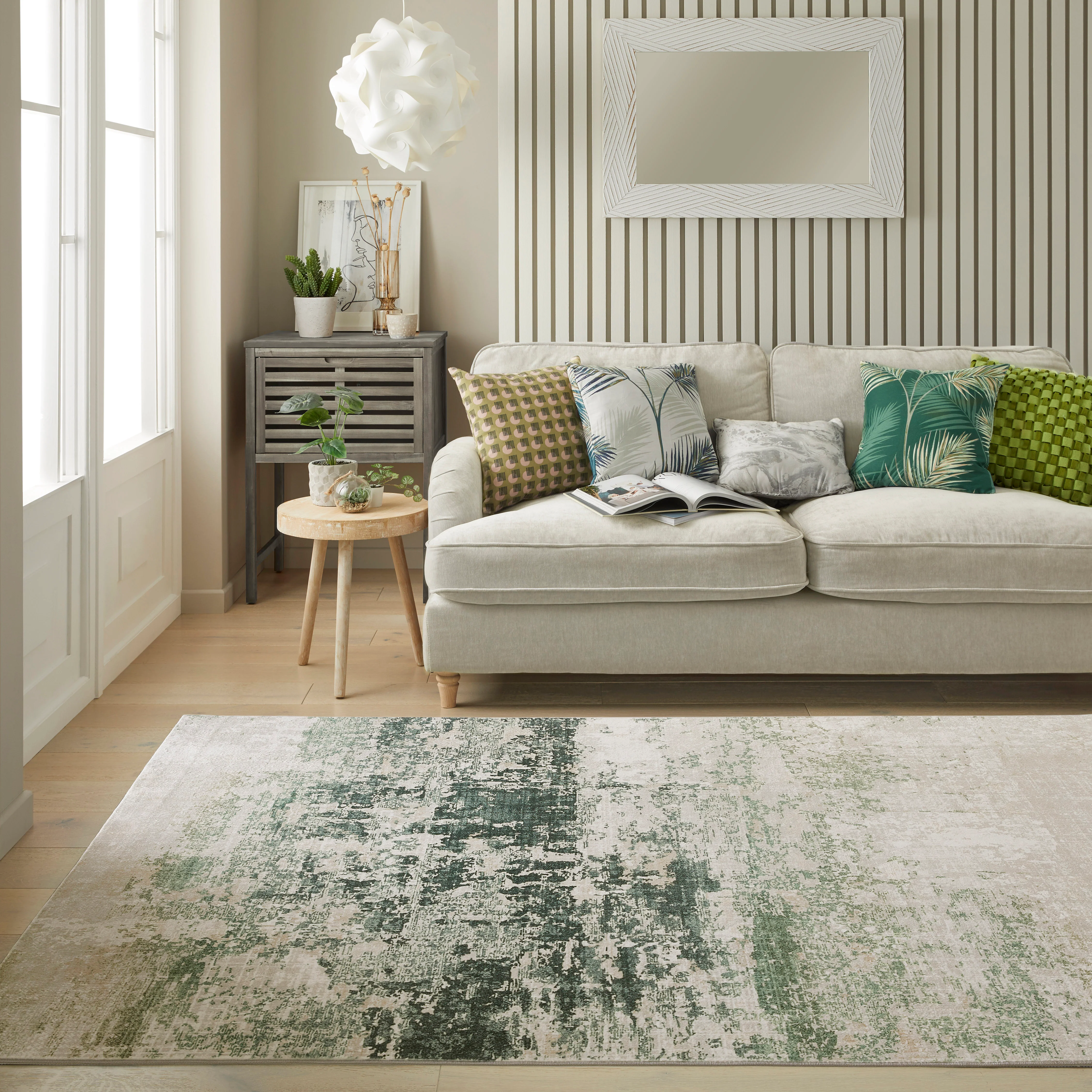 LUX Washable LUX11 Ivory Olive - Image 2