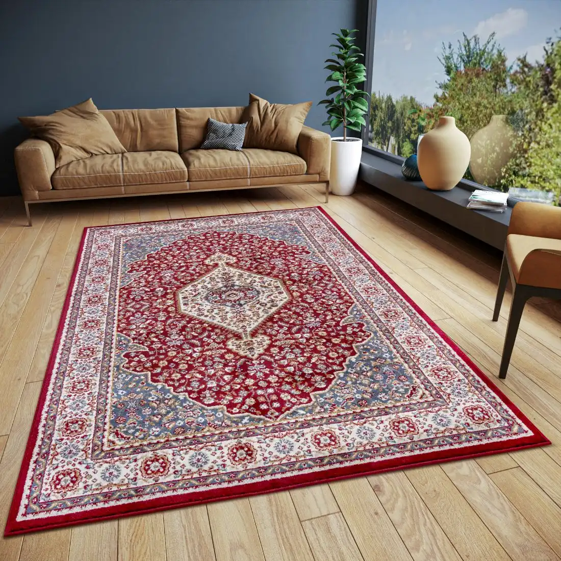 Luxor 105644 Red Multi Rug