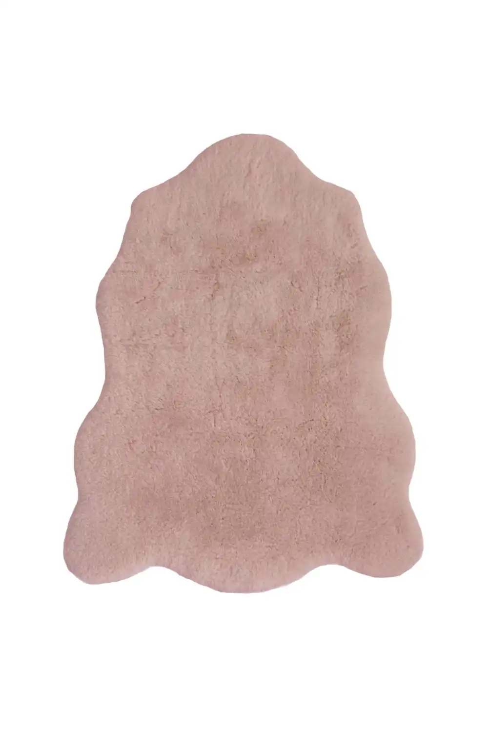 Luxury Faux Fur Melrose Blush Rug - Image 7
