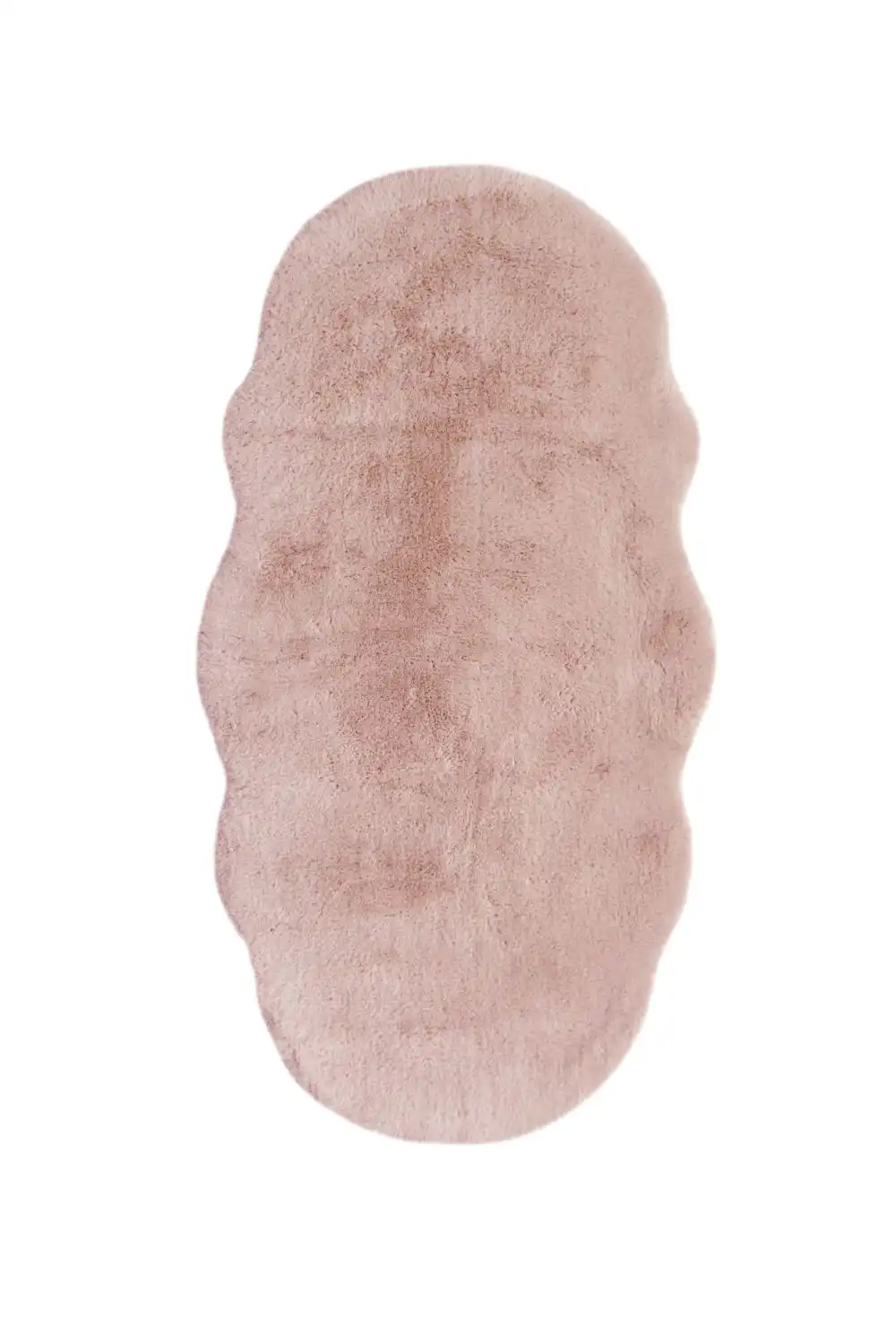 Luxury Faux Fur Melrose Blush Rug - Image 8