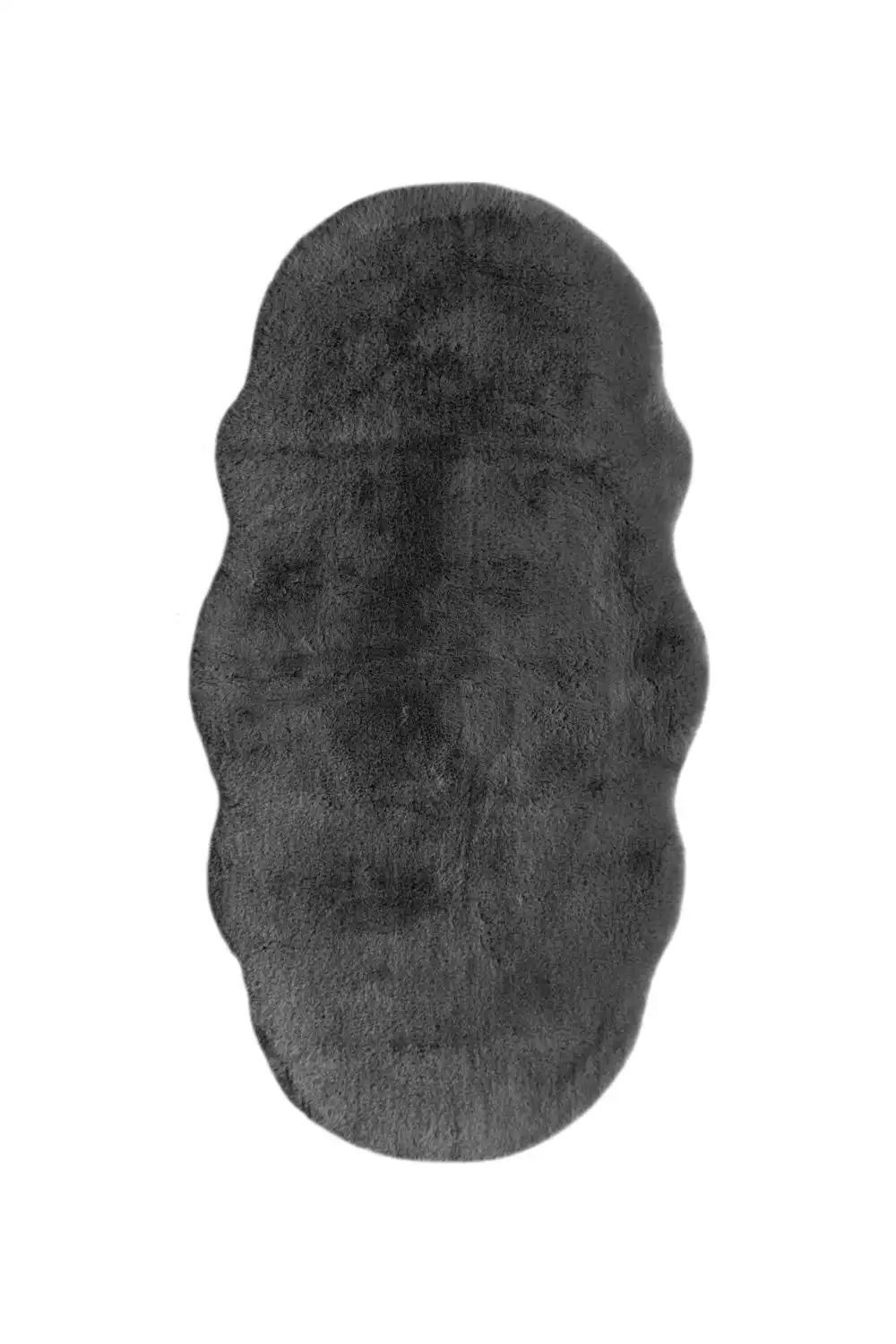 Luxury Faux Fur Melrose Grey Rug - Image 6