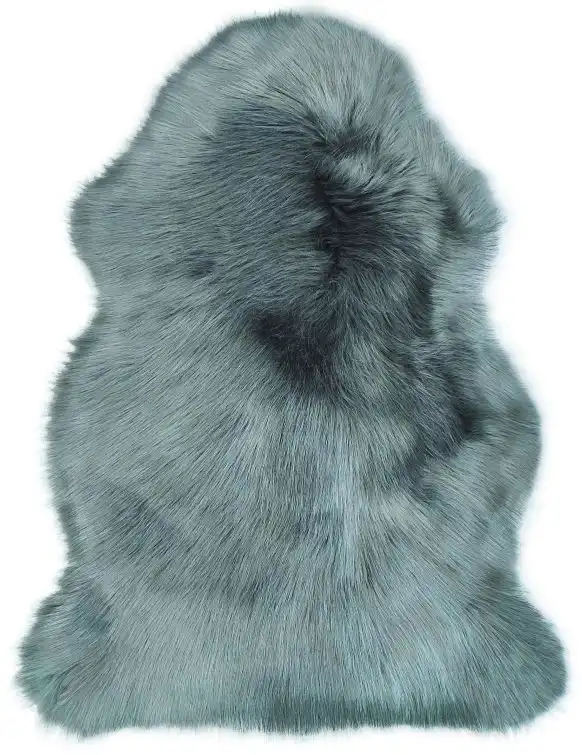 Luxury Faux Fur Grey Tip Rug
