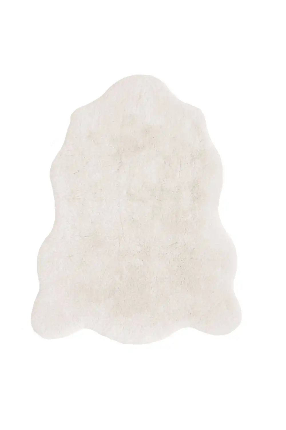 Luxury Faux Fur Melrose Ivory Rug - Image 7