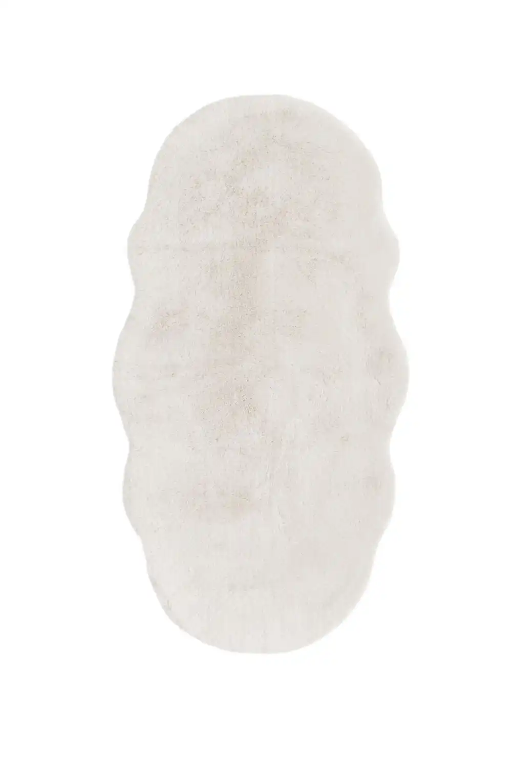 Luxury Faux Fur Melrose Ivory Rug - Image 8