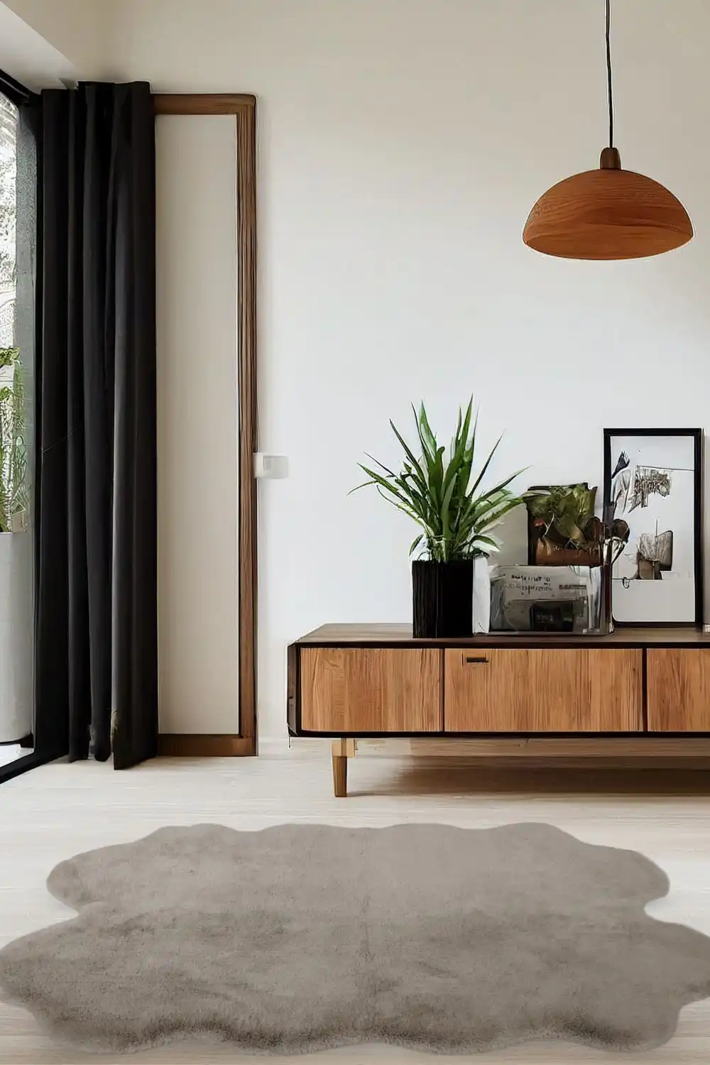 Luxury Faux Fur Melrose Natural Rug