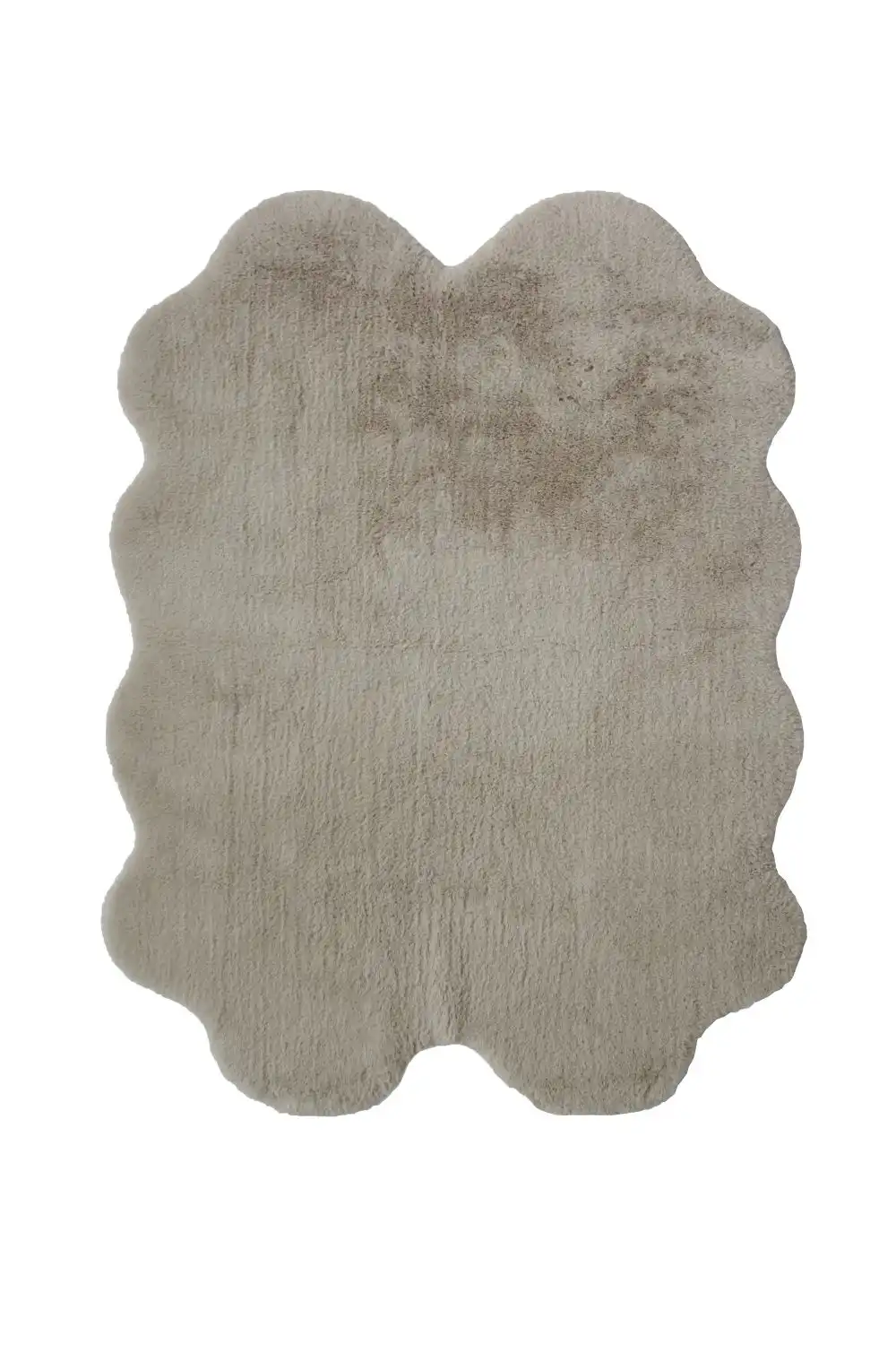 Luxury Faux Fur Melrose Natural Rug - Image 7