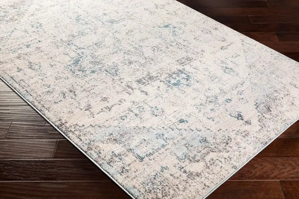 Lya Vintage Oriental Boho Ivory Rug - Image 6