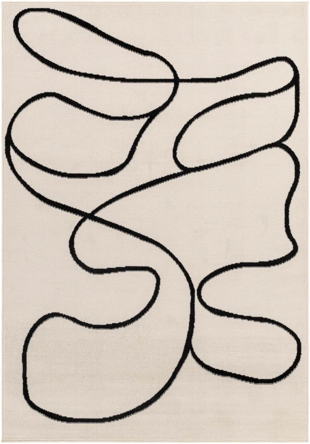 Lylou Scandi Modern Beige Rug - Image 2