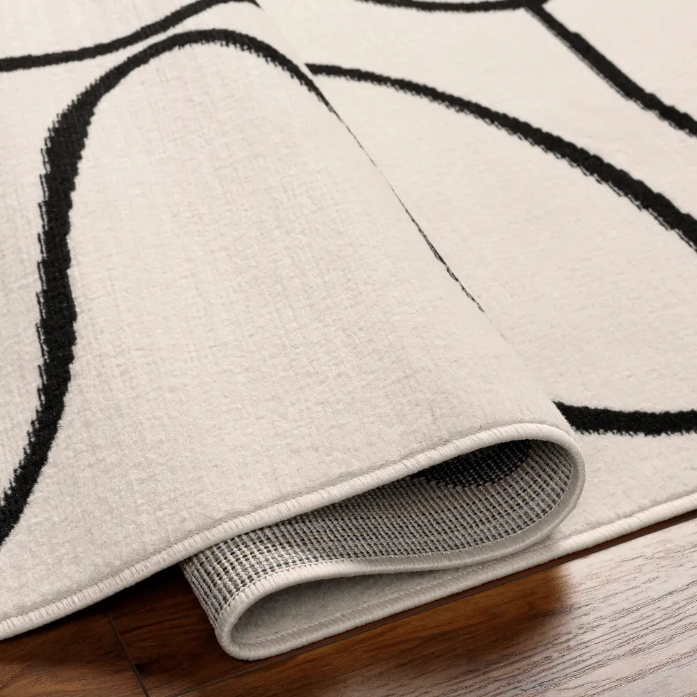 Lylou Scandi Modern Beige Rug - Image 3