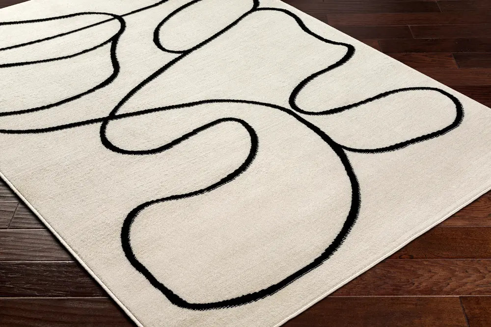 Lylou Scandi Modern Beige Rug - Image 8
