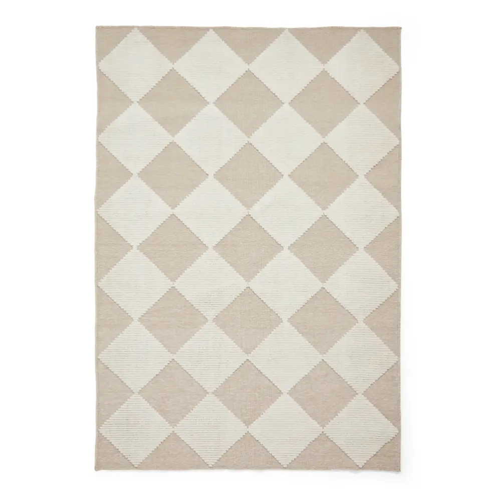 Lyna J0529 Beige/White Washable Rug - Image 3