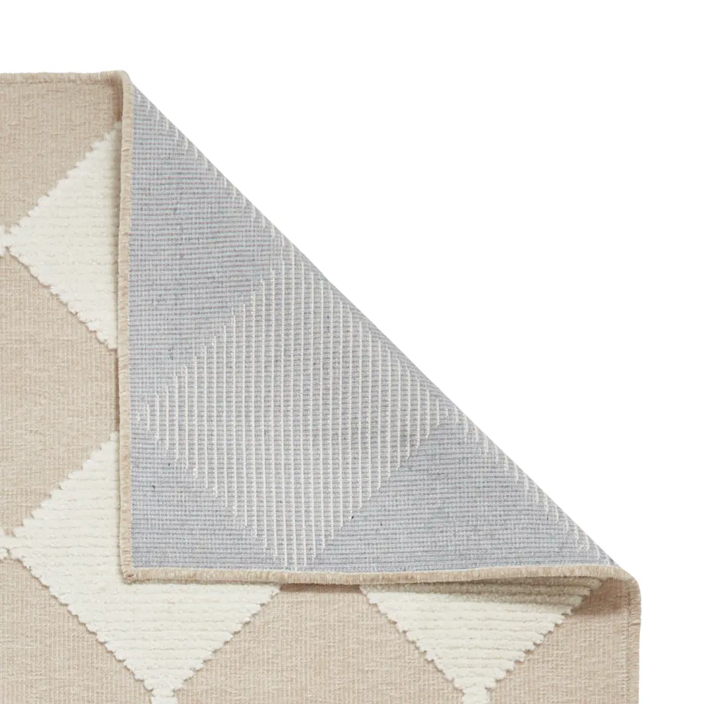Lyna J0529 Beige/White Washable Rug - Image 4