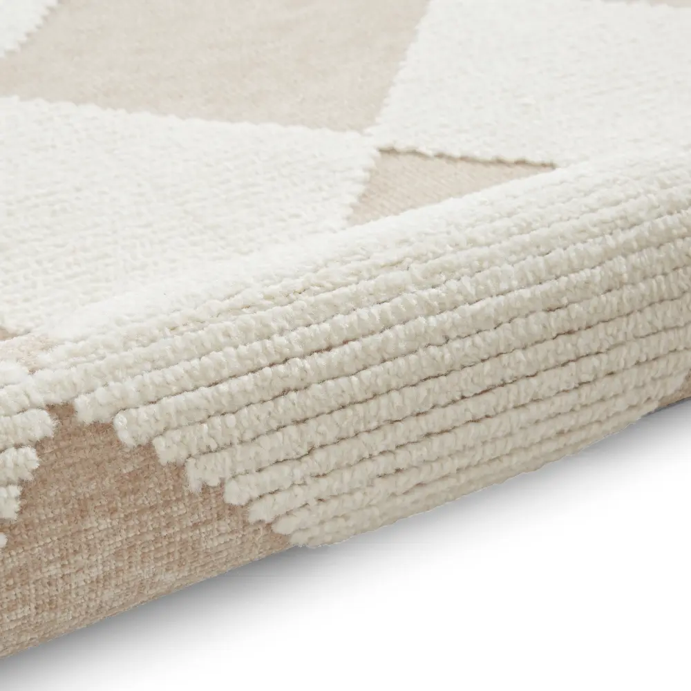 Lyna J0529 Beige/White Washable Rug - Image 9