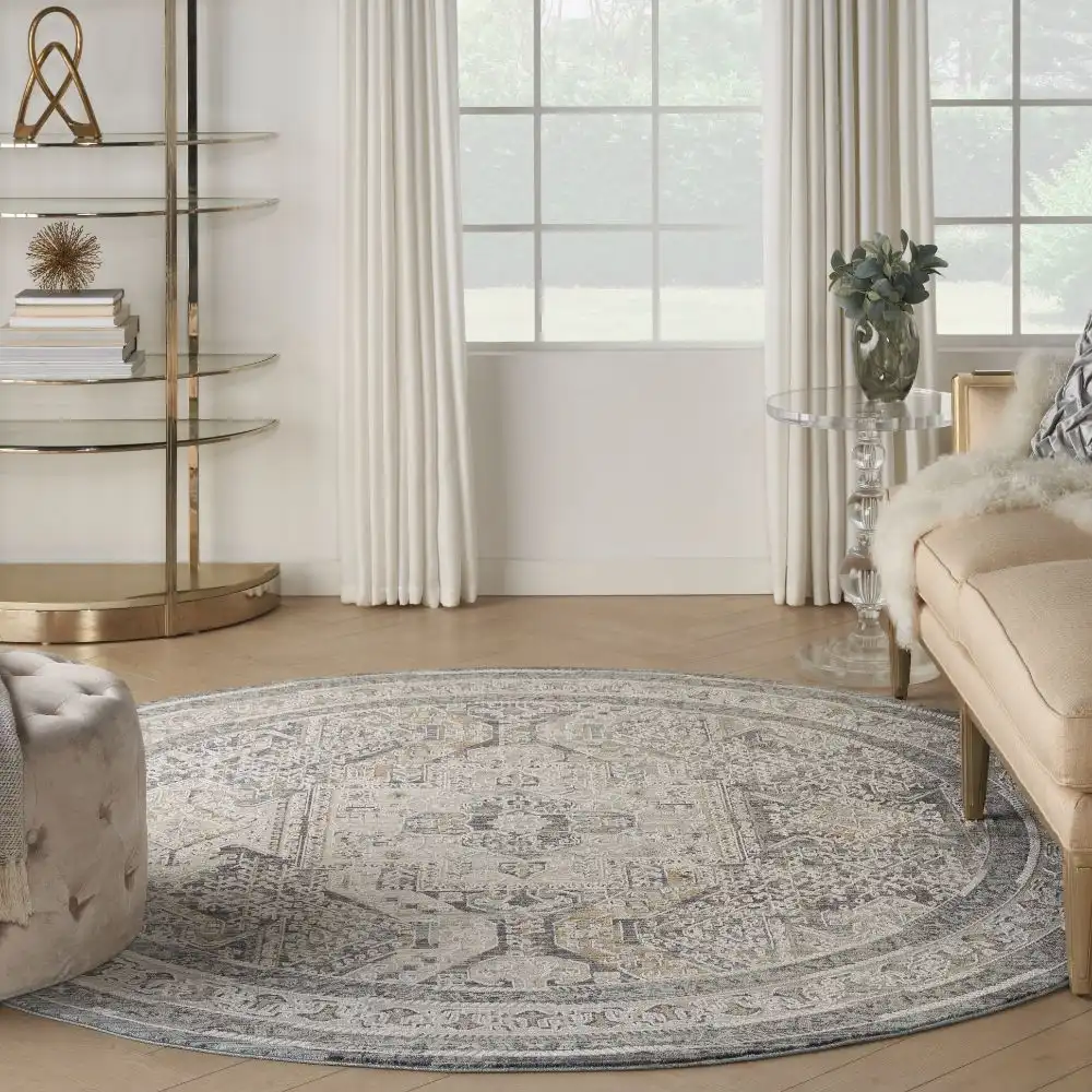 Lynx LNX01 Ivory Charcoal Rug - Image 3