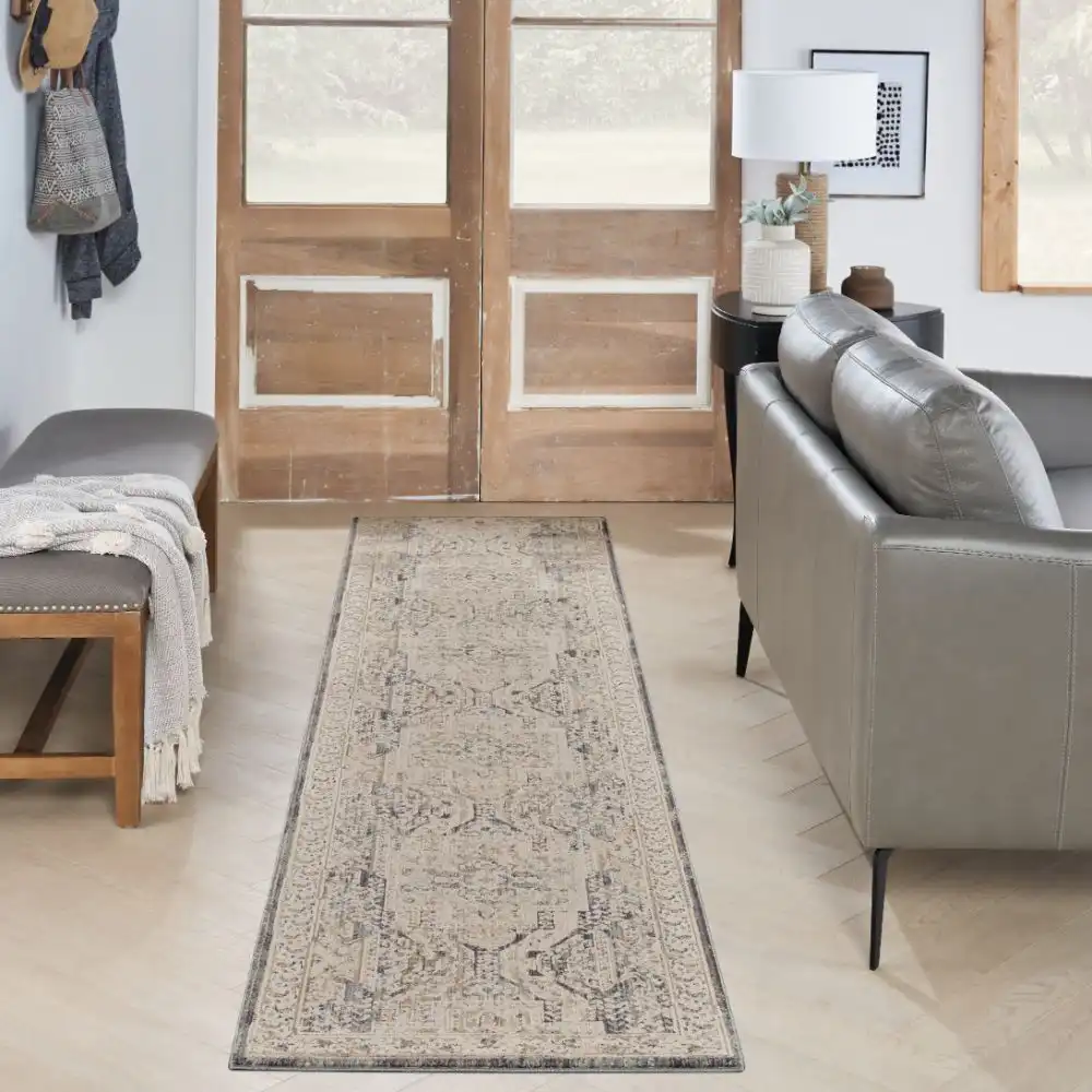 Lynx LNX01 Ivory Charcoal Rug - Image 5