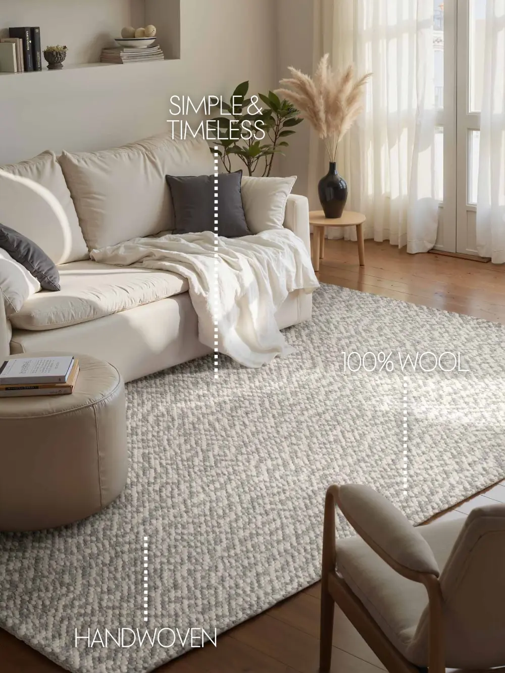 Lyon Natur Cream Grey 106317 - Image 3