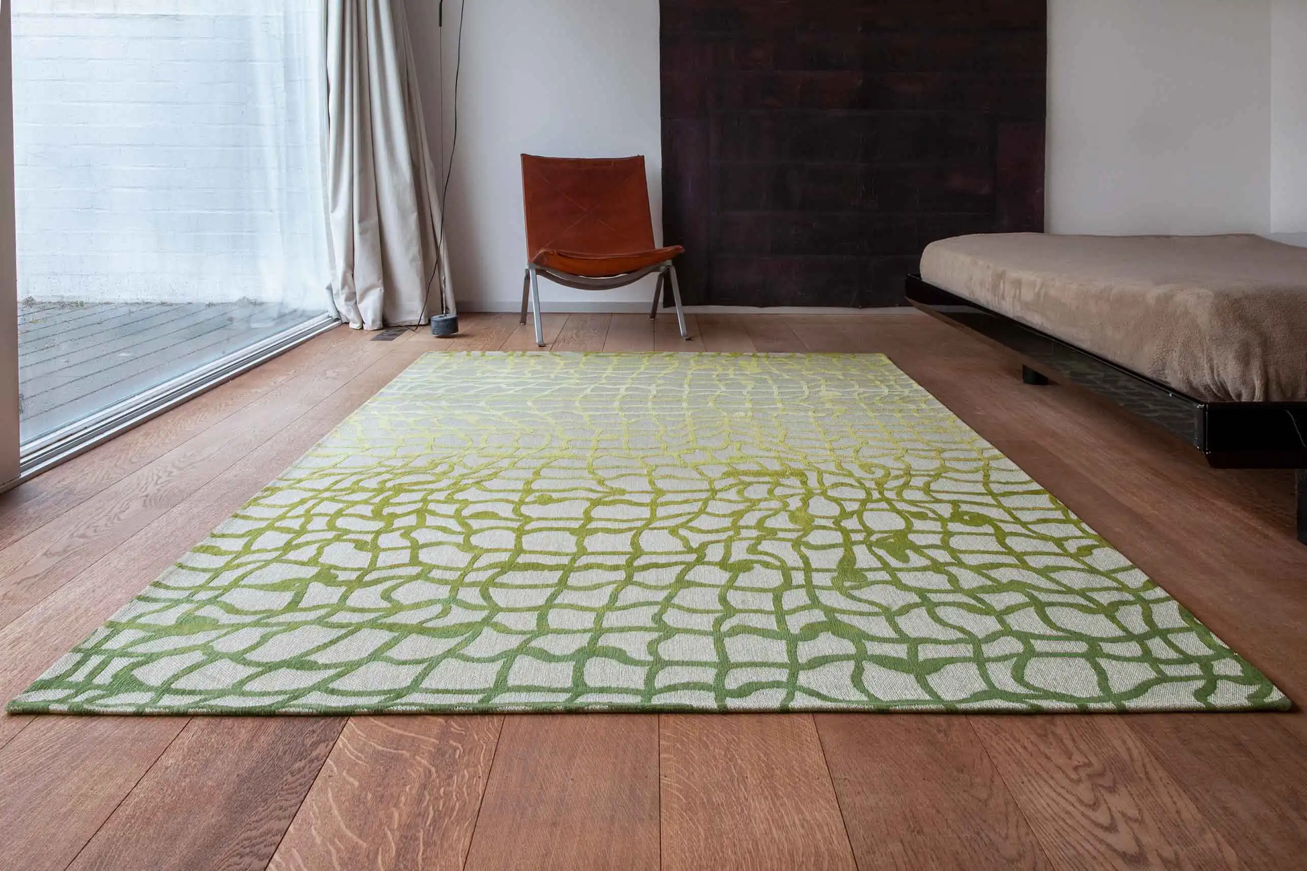 Mad Men Dedalo 9204 Republic Green Washable Rug