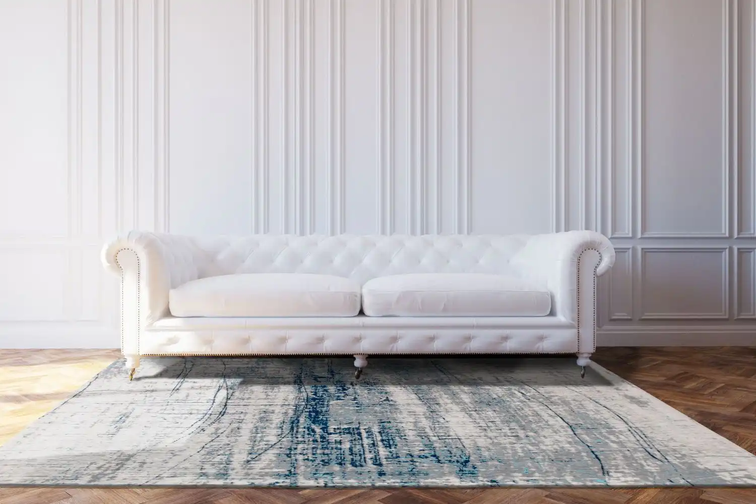Mad Men 8421 Bronx Azurite  Indoor Outdoor Washable Rug - Image 5