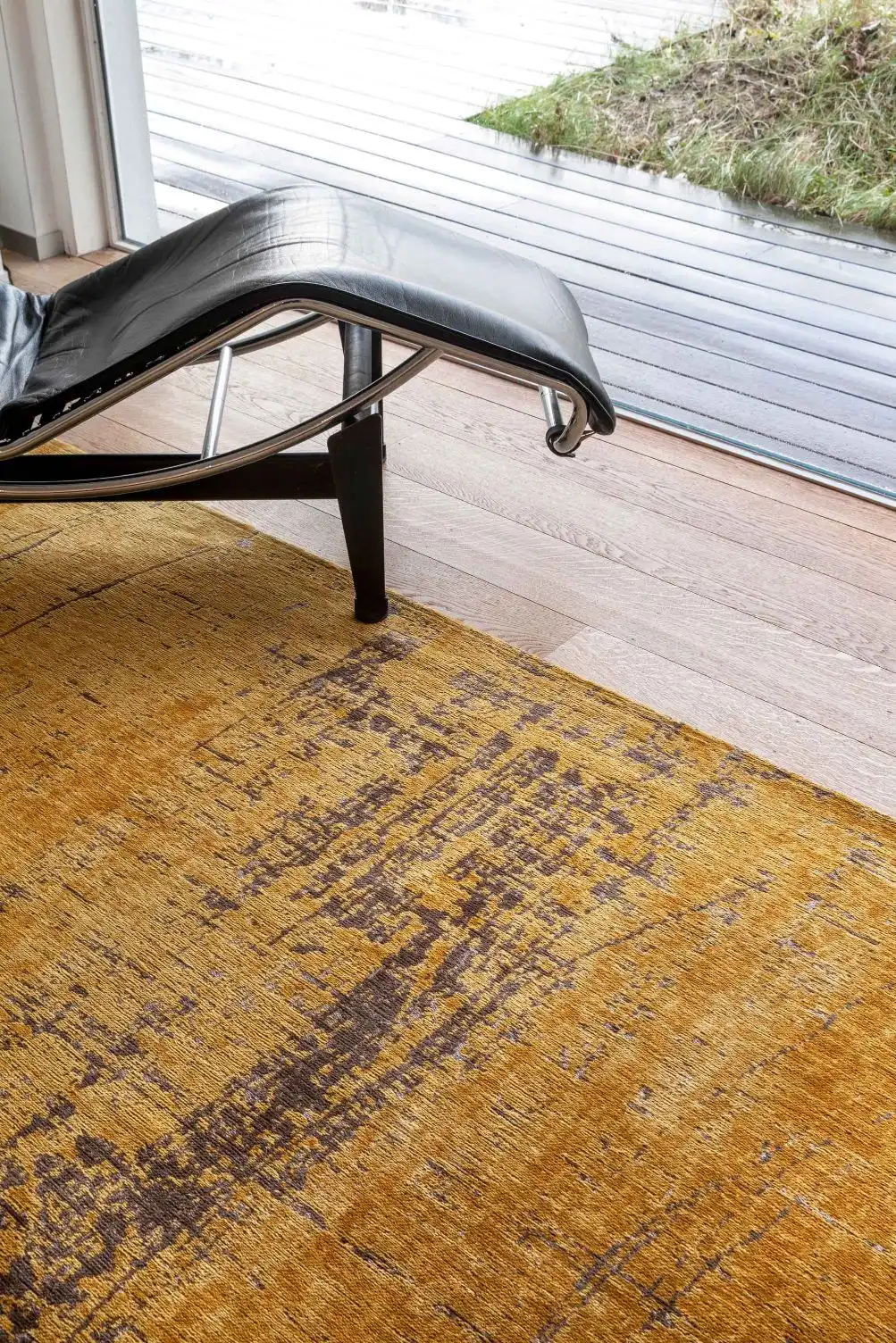 Mad Men Griff 8550 Liberty Gold  Indoor Outdoor Washable Rug - Image 3
