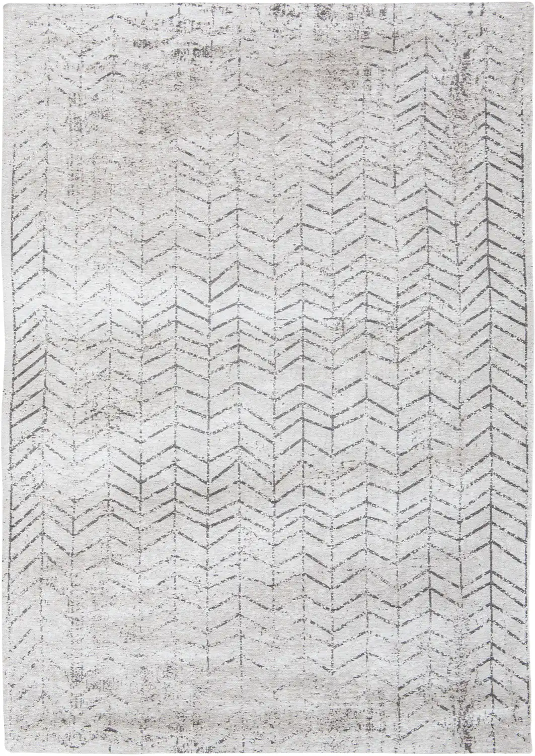 Mad Men 8652 Black on White Washable Rug - Image 2