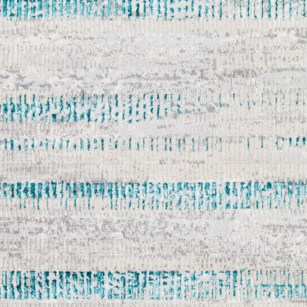 Maeva Scandi Modern Teal Rug - Image 3