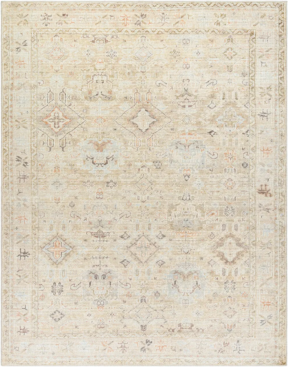 Marlene Becki Owens X Livabliss Vintage Oriental Boho Medium Brown Rug - Image 6
