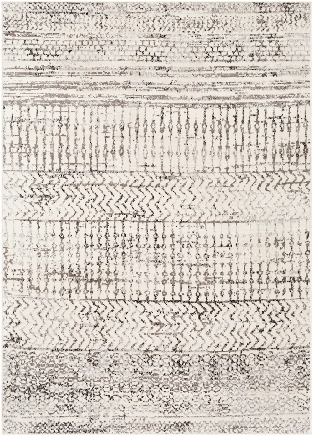 Makiki Scandi Global Light Grey Rug - Image 4