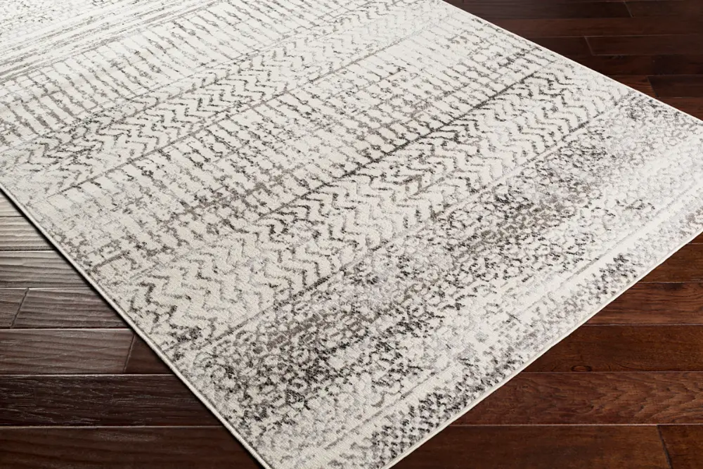 Makiki Scandi Global Light Grey Rug - Image 5