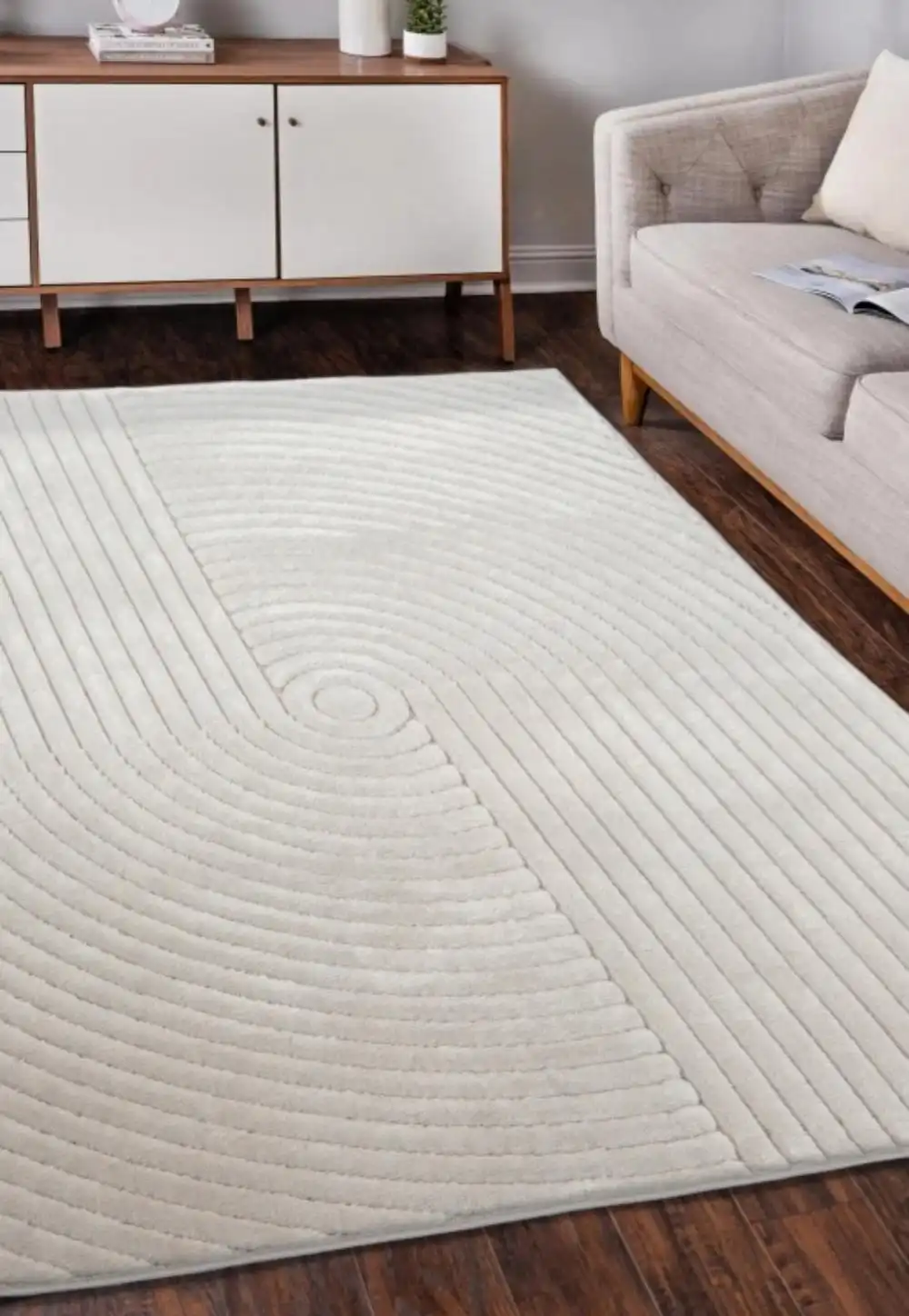 Malmo Indoor Outdoor KNOT WHITE Rug