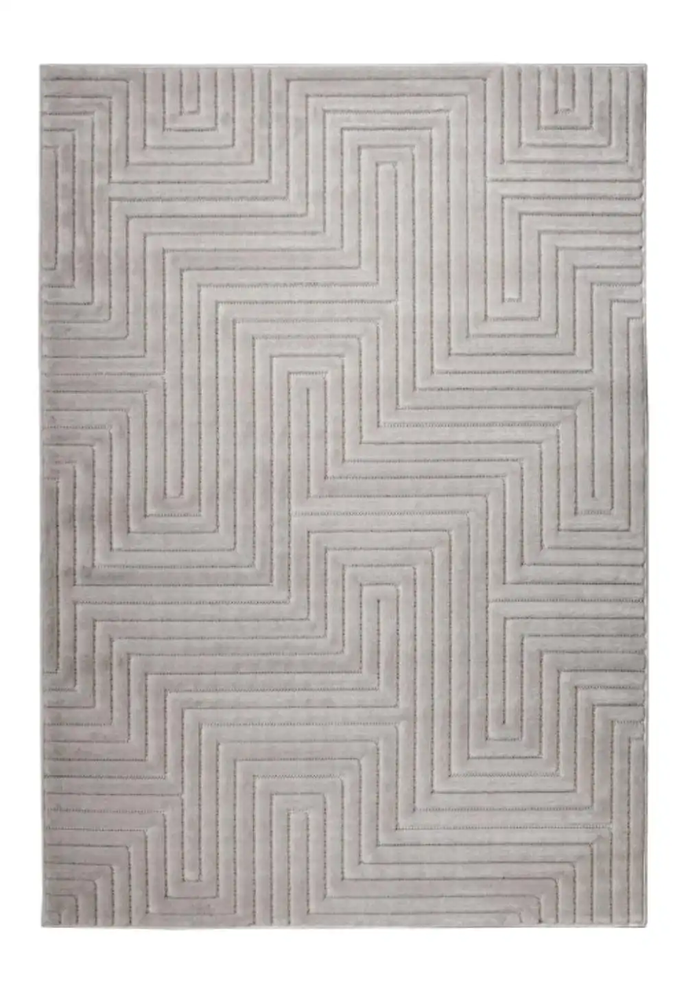 Malmo Indoor Outdoor MAZE GREY Rug - Image 4