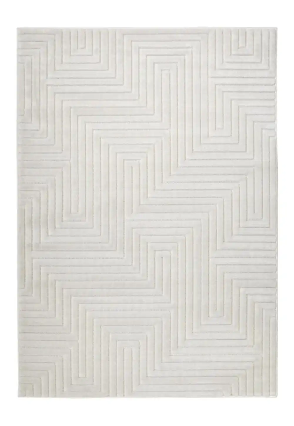 Malmo Indoor Outdoor MAZE WHITE Rug - Image 4
