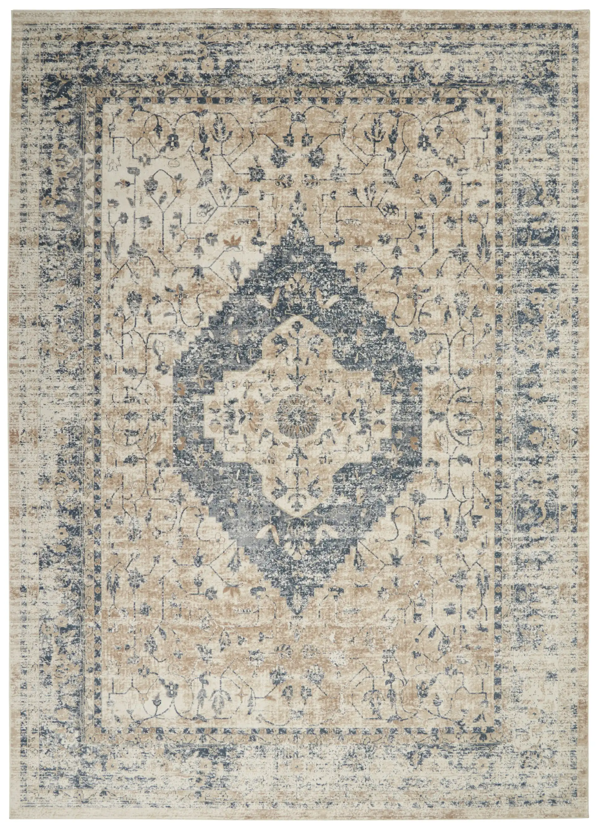 Malta MAI11 Ivory Blue Rug - Image 4