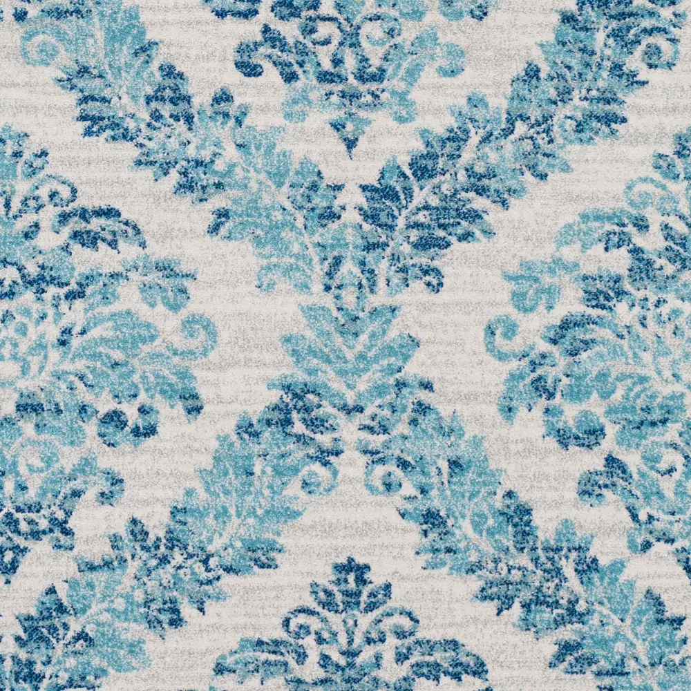 Malti Vintage Oriental Boho Teal Rug - Image 3