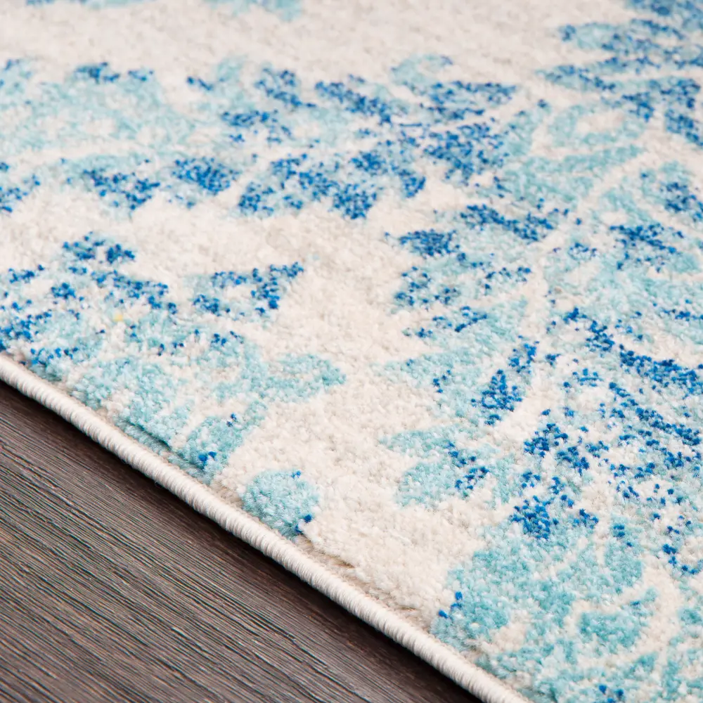 Malti Vintage Oriental Boho Teal Rug - Image 4